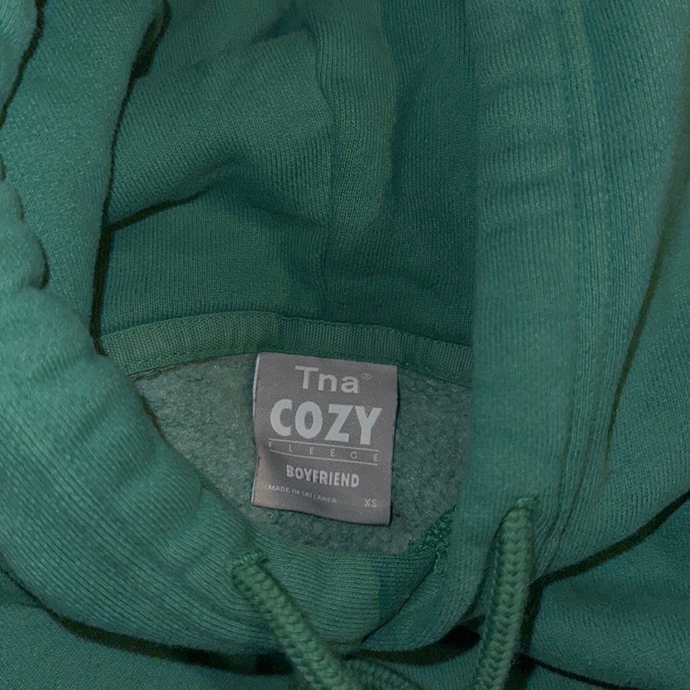 green aritzia hoodie size xs